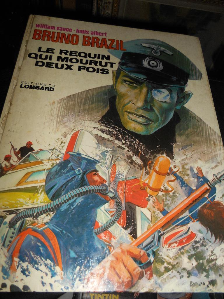 Bruno Brazil " le requin qui mourut 2 fois" cartonné de 1975, Boeken, Stripverhalen, Ophalen of Verzenden