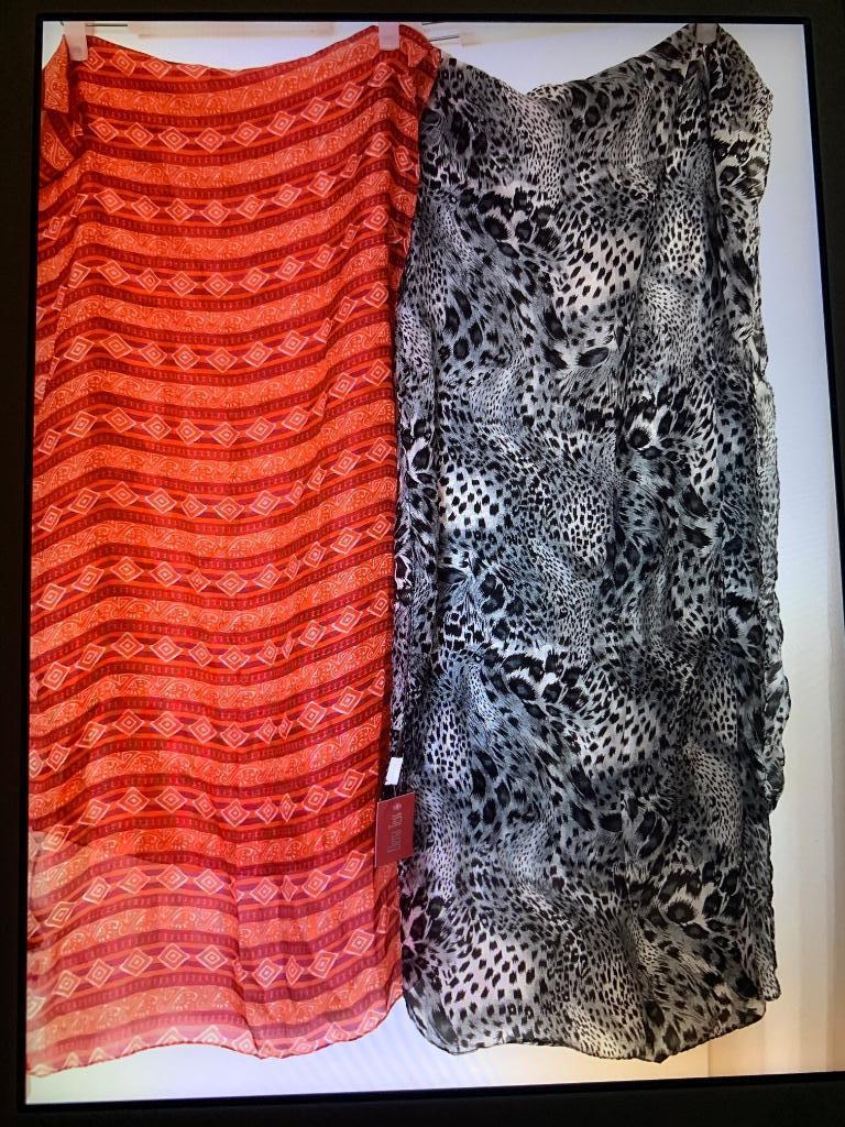Deux jolie écharpes neuf soie 100%, Kleding | Dames, Ophalen of Verzenden, Nieuw, Sjaal
