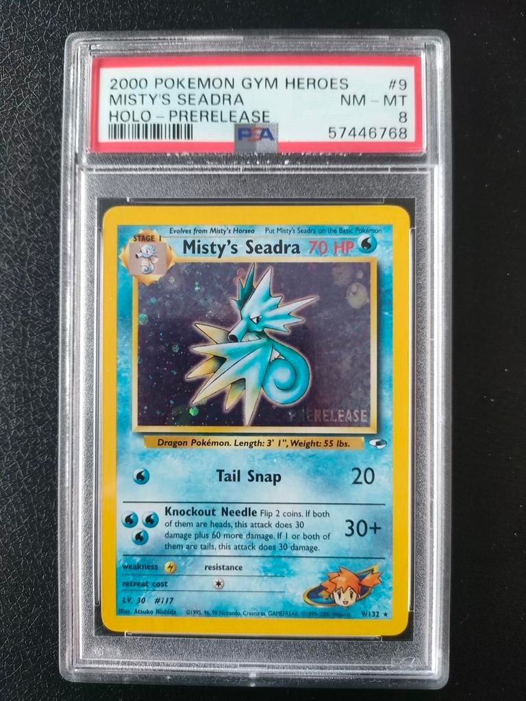Misty's Seadra #9 pre release psa8, Enlèvement ou Envoi