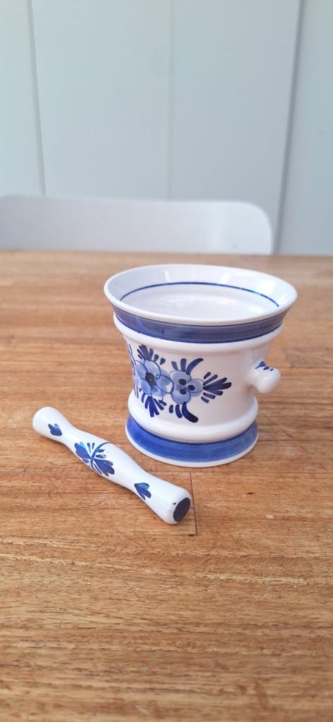 mortier et pilon en porcelaine de Delft, Enlèvement ou Envoi