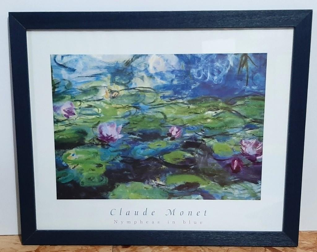 Reproductie van Claude Monet "Nympheas in blue", Ophalen