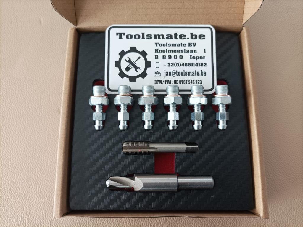 Rem ontluchting nippel herstelset M5 - M8, Auto diversen, Autogereedschap, Nieuw, Verzenden