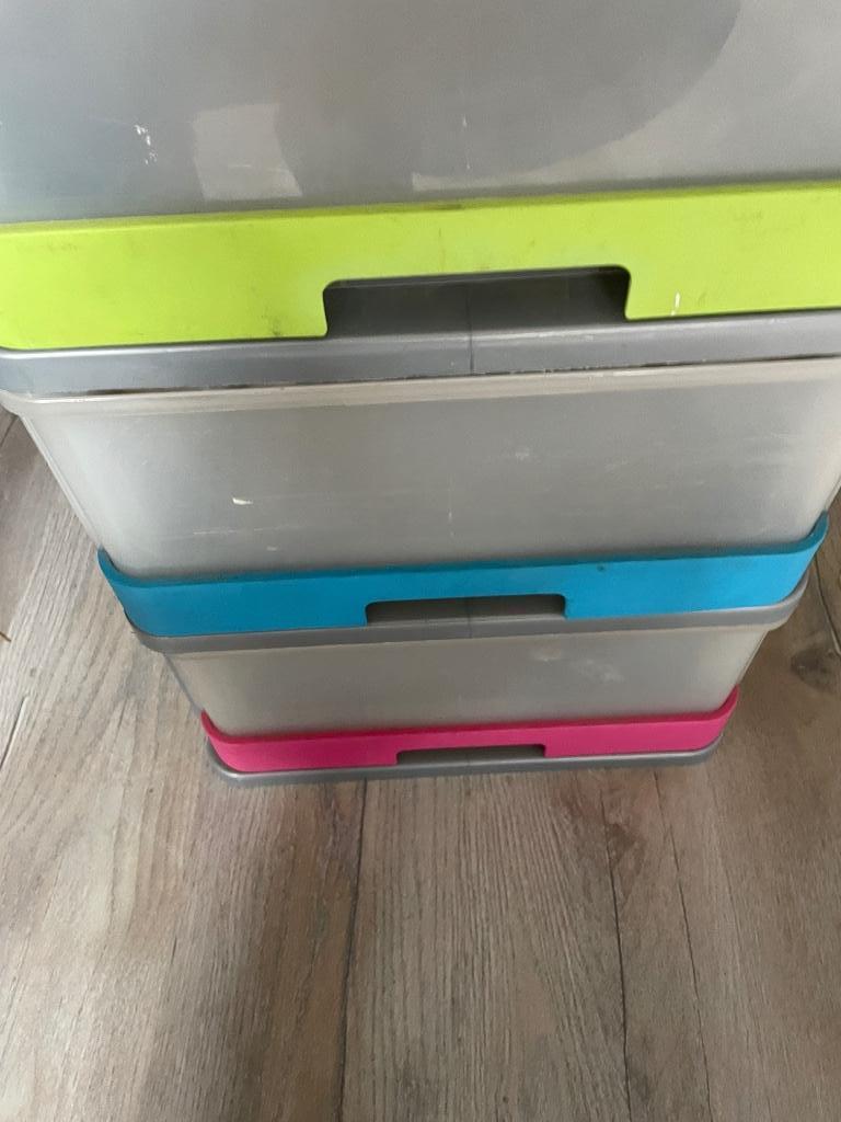 opbergbak met 3 schuiven, Ophalen of Verzenden, Gebruikt