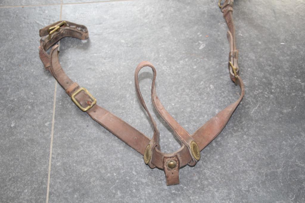 France WW1-WW2 Licol Cavalerie francaise., Envoi, Armée de terre, Vêtements ou Chaussures