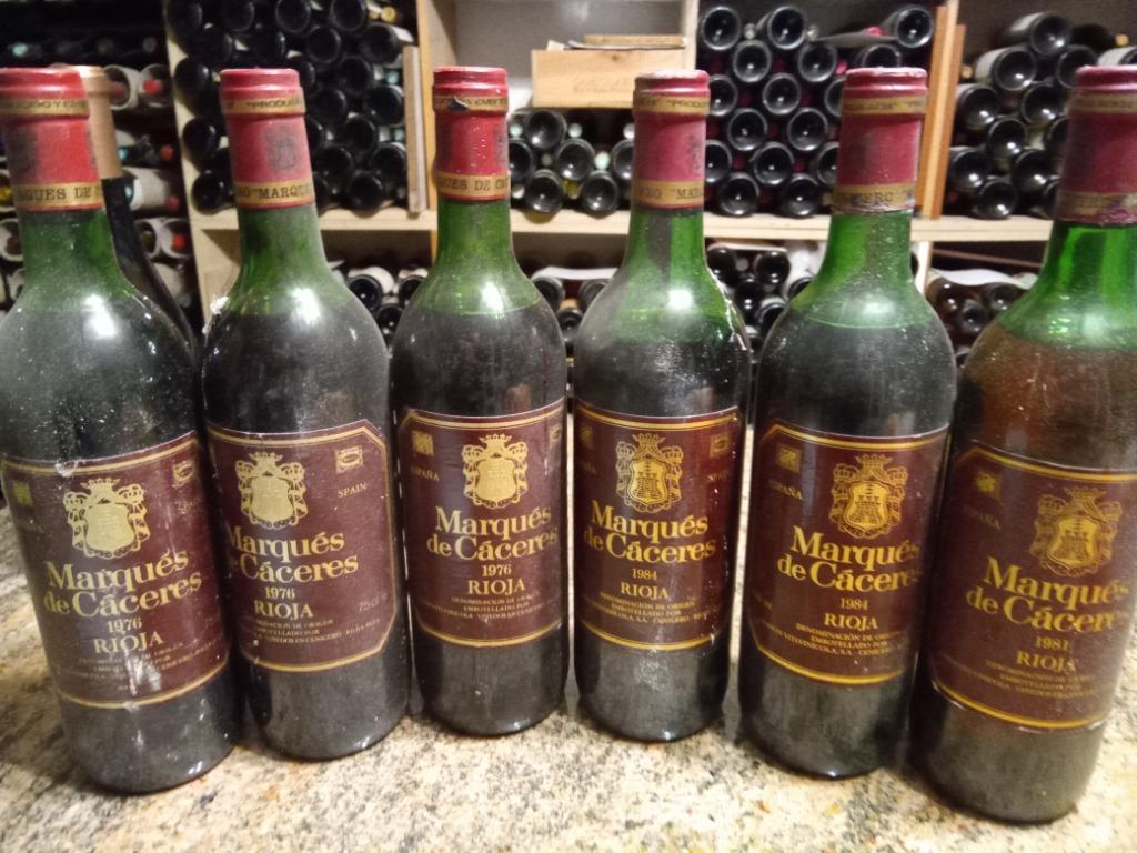 Marques de Caceres - lot de 6 bouteilles, Pleine, Comme neuf, Vin rouge, Espagne