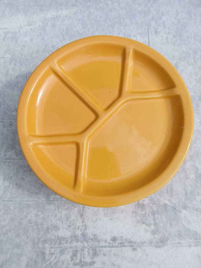 6 fondueborden en vorken, Ophalen, Gebruikt