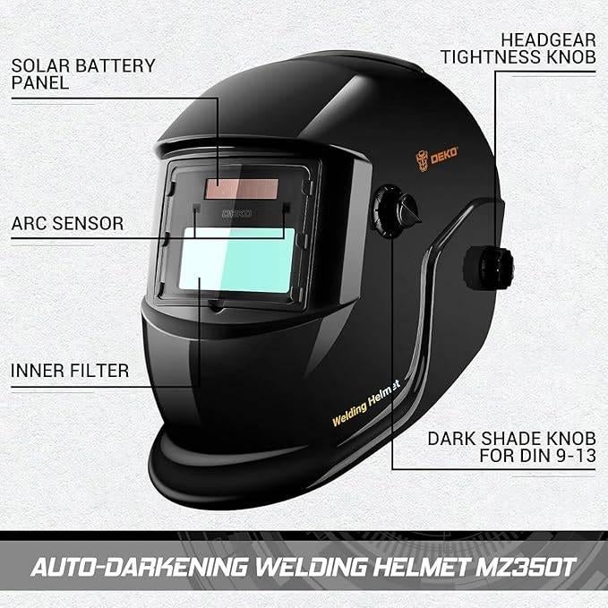 Automatische verduistering lashelm | GRATIS LEVERING, Gereedschap of Accessoires, DEKO, -, Verzenden
