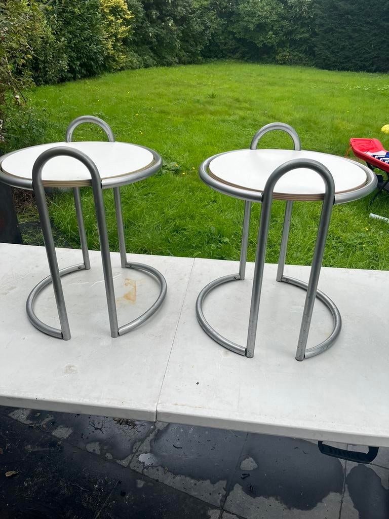 Deux tables d'appoint vintage, Enlèvement ou Envoi