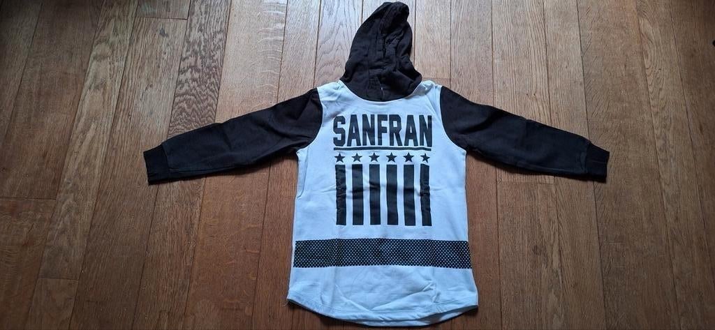 Sweater met kap here+there CandA maat 146-152, Ophalen, Gebruikt, C&A, Jongen of Meisje