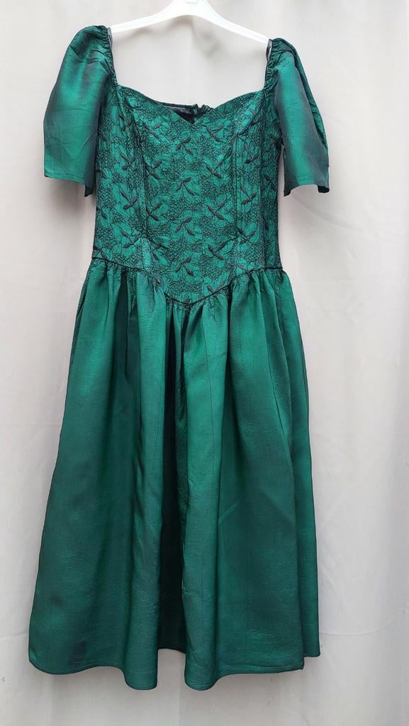 Prachtige avondjurk met taffeta-effect T40-42, Kleding | Dames, Groen