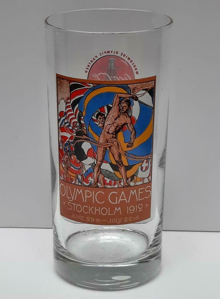 Coca Cola glas - Olympische spelen Atlanta 1996 - Stockholm, Collections, Enlèvement, Neuf, Verre à soda