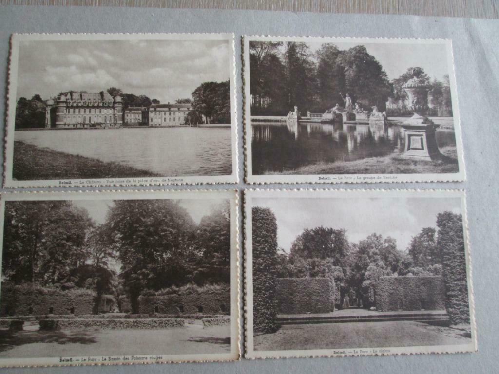 4 oude postkaarten van Beloeil, Collections, Envoi
