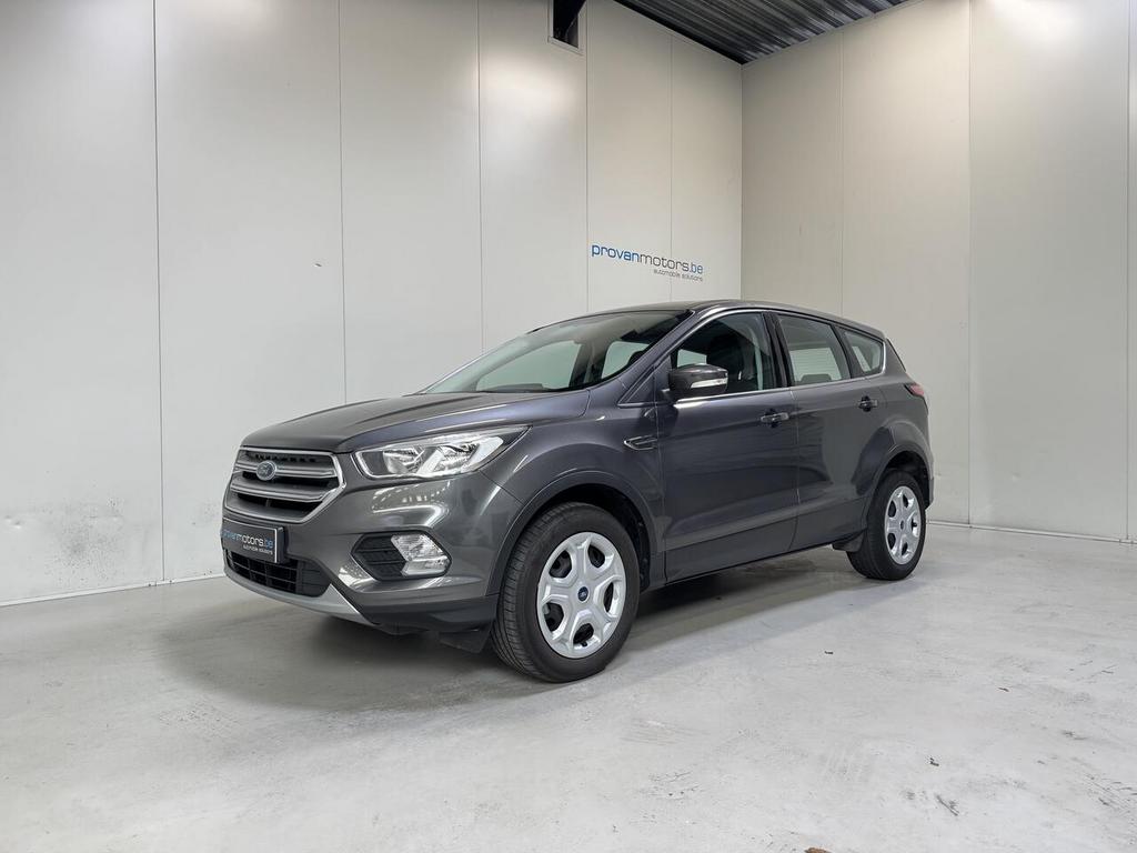 Ford Kuga 1.5 Benzine Man. - Radio - Airco - Topstaat!, Autos, Ford, 0 kg, Argent ou Gris, Achat, 5 places