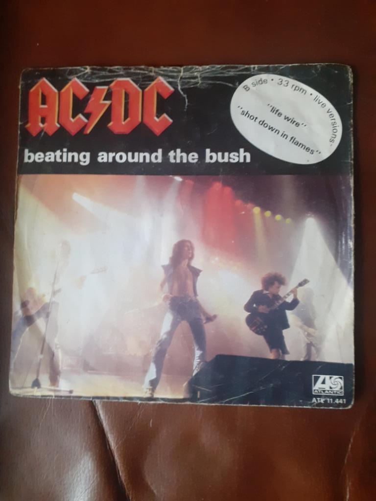 45T AC-DC : Beating around the bush, Cd's en Dvd's, Vinyl Singles, Ophalen of Verzenden