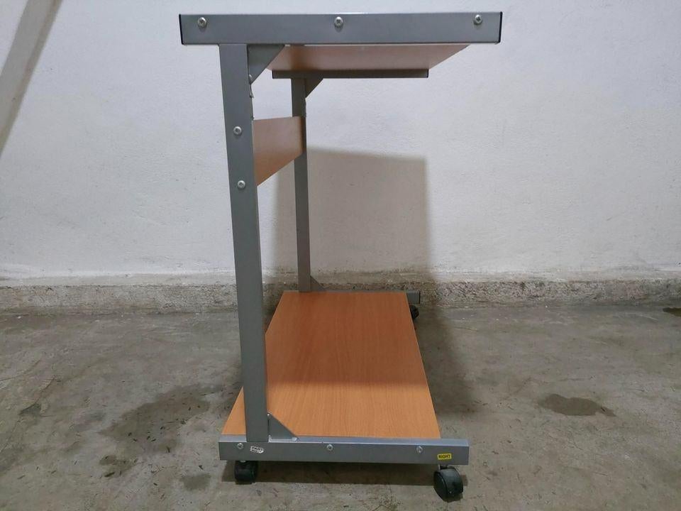 Bureau d'appoint mobile PC/Tablette près d'un lit ou desk, Maison & Meubles, Enlèvement ou Envoi, Avec roues, Utilisé