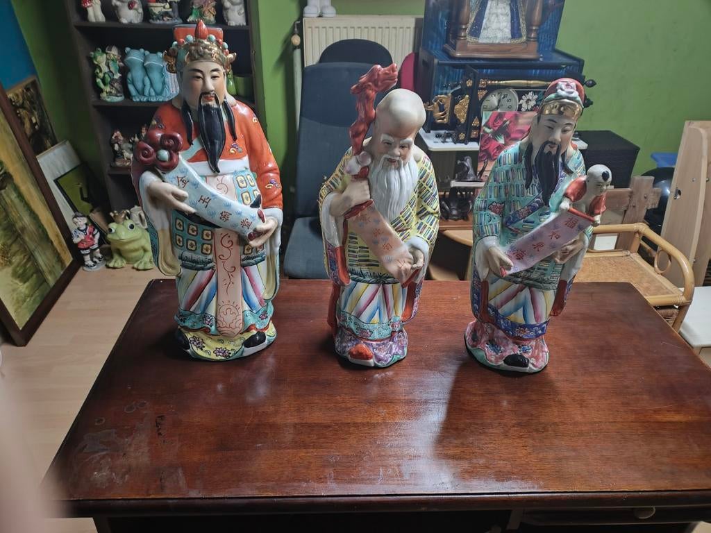 Chinese beeldjes, Ophalen
