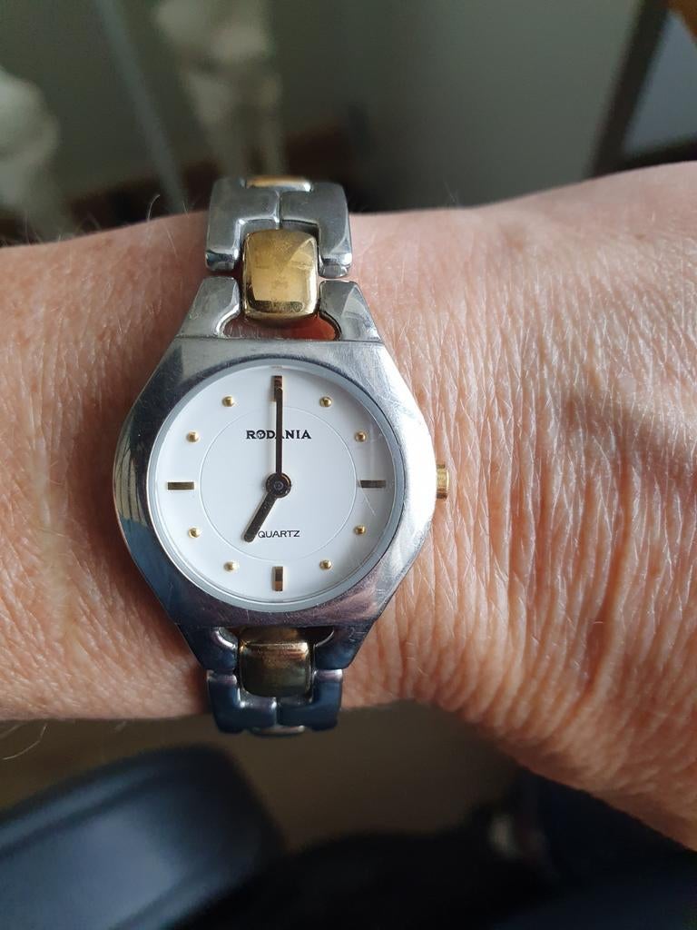 Rodania uurwerk dames V22863, Montre-bracelet, Autres marques, Enlèvement ou Envoi, Acier