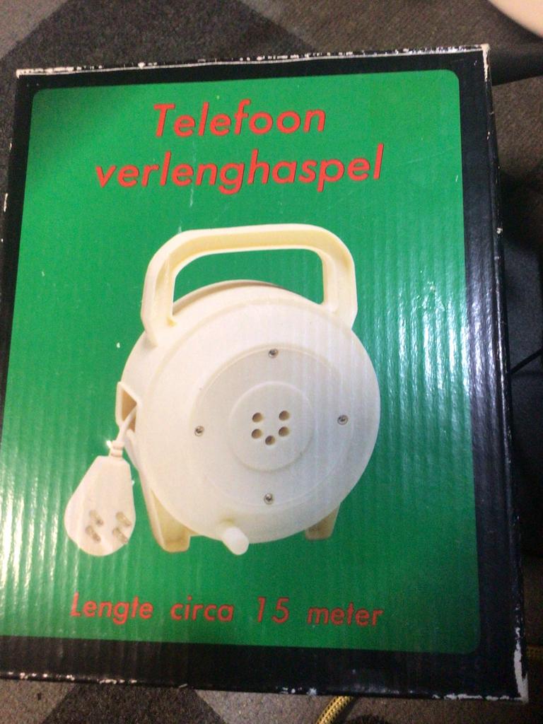Telefoon haspel, Telecommunicatie, Ophalen of Verzenden, Zo goed als nieuw