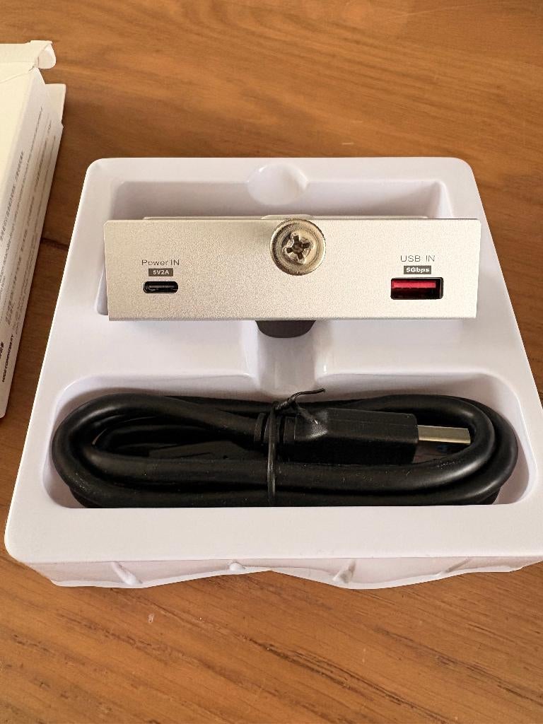 USB Hub 3.0 & USB C / Clip On / nieuw, Ophalen of Verzenden, Nieuw, USB-hub, Laptop