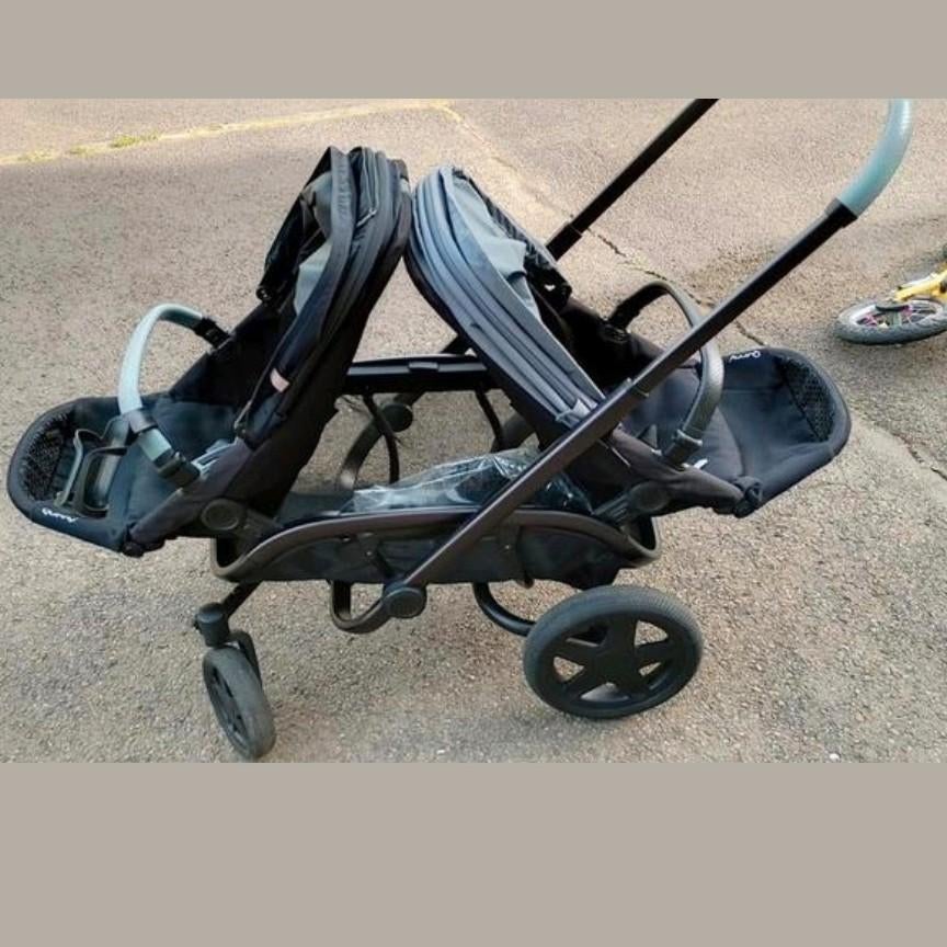Kinderwagen dubbel, Ophalen, Zo goed als nieuw, Quinny, Duomodel