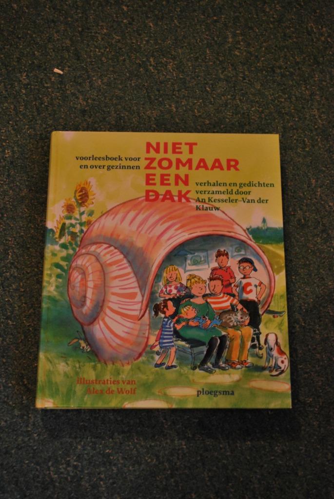 Voorleesboek voor en over gezinnen Niet zomaar een dak - Plo, Ophalen of Verzenden, Gelezen, Voorleesboek
