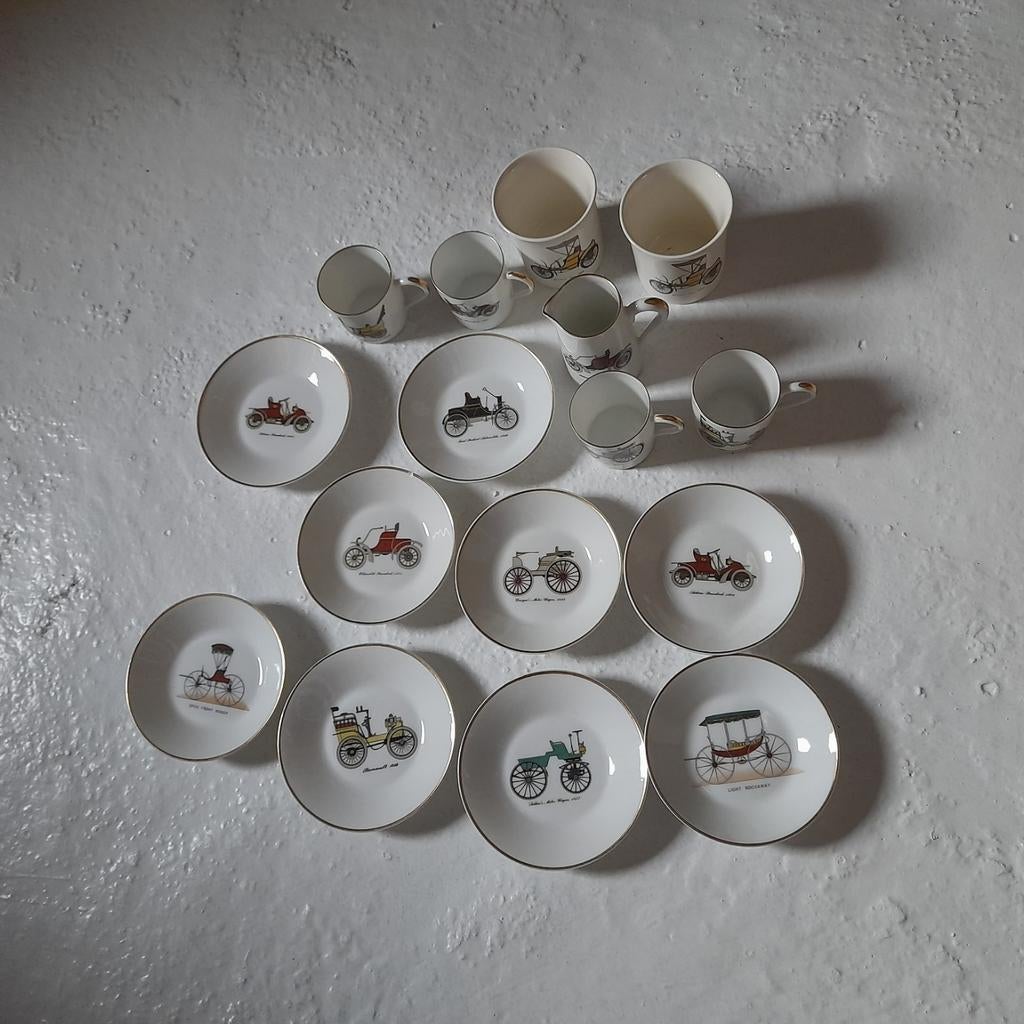 Antiek porcelaine de Paris, Limoges, Verzamelen, Ophalen of Verzenden, Gebruikt