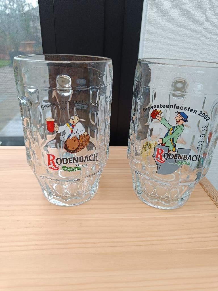 Rodenbach. Inhoud: 0,5 L. Gravensteenfeesten 2001. SK Ghendt, Ophalen of Verzenden, Zo goed als nieuw, Bierglas