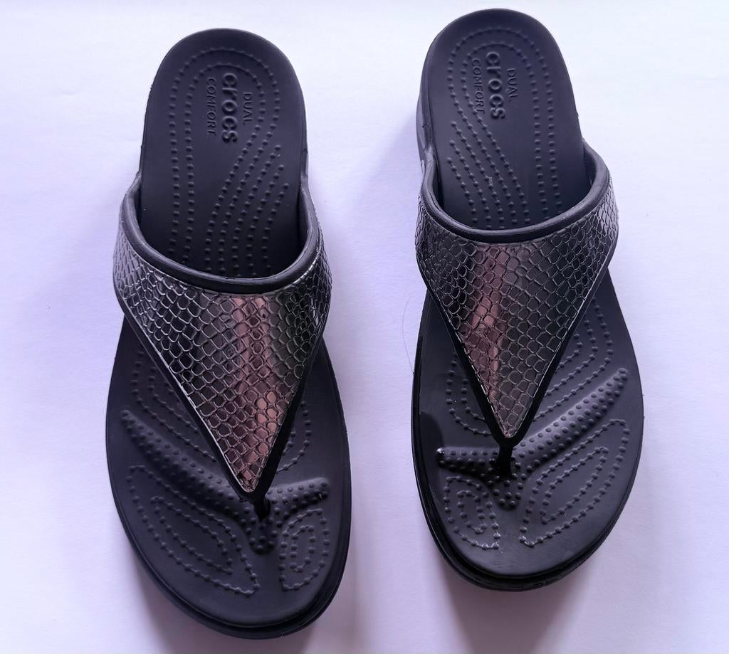 CROCS COMFORT maat 39-40, Kleding | Dames, Schoenen, Crocs, Ophalen of Verzenden, Zwart