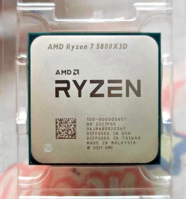Ryzen 7 5800x3D, Enlèvement, Utilisé, AMD Ryzen 7, Socket AM4