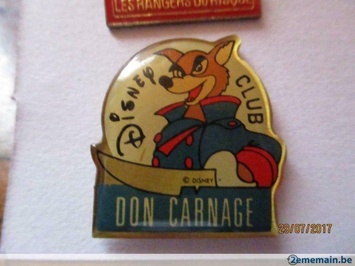 3 beaux pins DISNEY club + 1 pins journal de Mickey, Enlèvement ou Envoi, Utilisé, Insigne ou Pin's