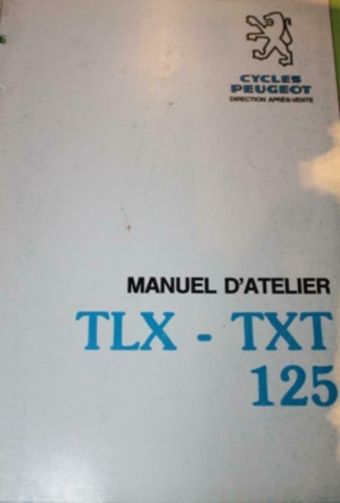 Peugeot  TLX - TXT 125  Handboek, Verzenden, Nieuw, Peugeot