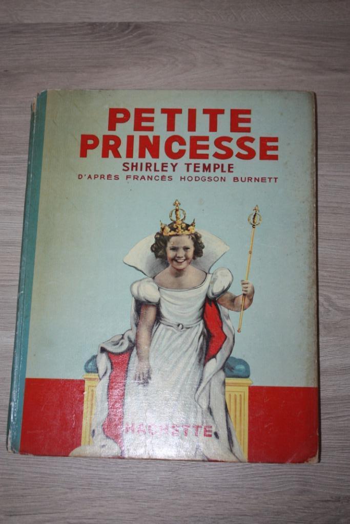 antiek Boek Shirly Temple Franstalig , Petite Princesse 1938, Enlèvement ou Envoi, Utilisé, Film, Autres types