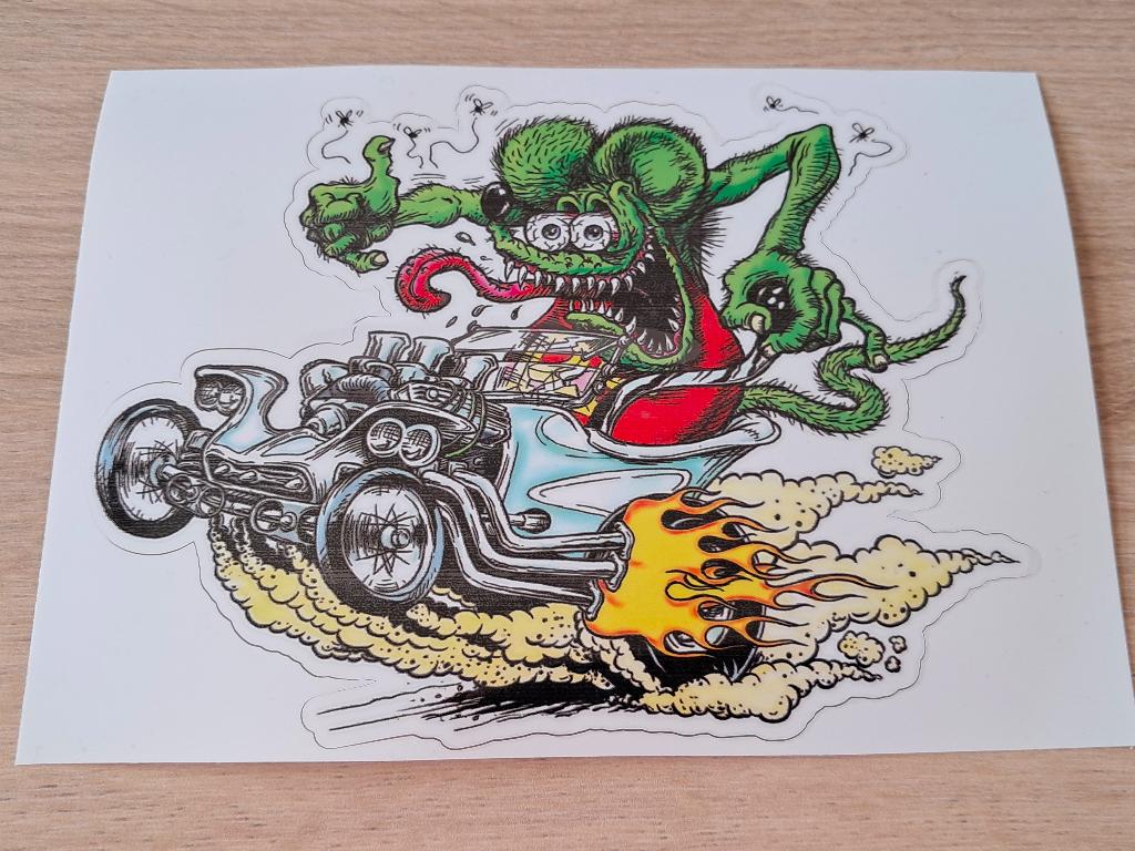 Sticker Rat Fink, Ophalen of Verzenden, Nieuw, Auto of Motor