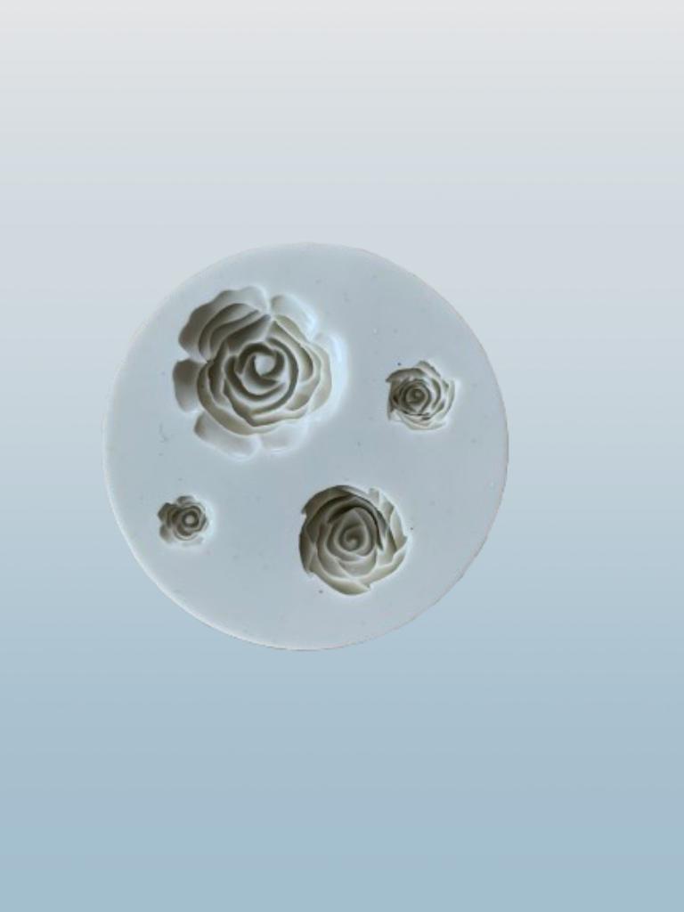 Deco Siliconen Mal Rozen/4, Hobby en Vrije tijd, Ophalen, Taarten