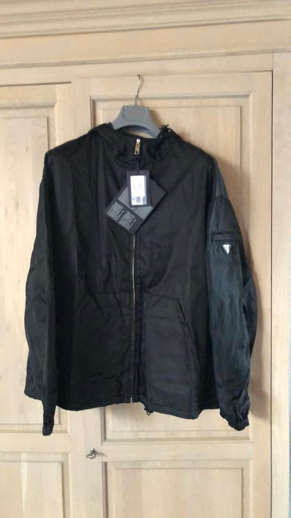 PRADA zwarte waterdichte jas XL nieuw, Zwart, Ophalen of Verzenden, Prada, Maat 56/58 (XL)