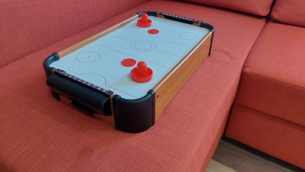 Mini air hockey tafel, Kinderen en Baby's, Ophalen of Verzenden, Zo goed als nieuw