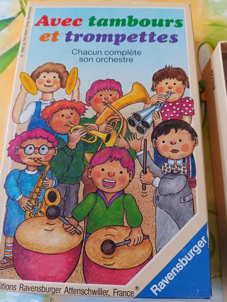 Jeu Avec tambours et trompettes, Enlèvement, Utilisé