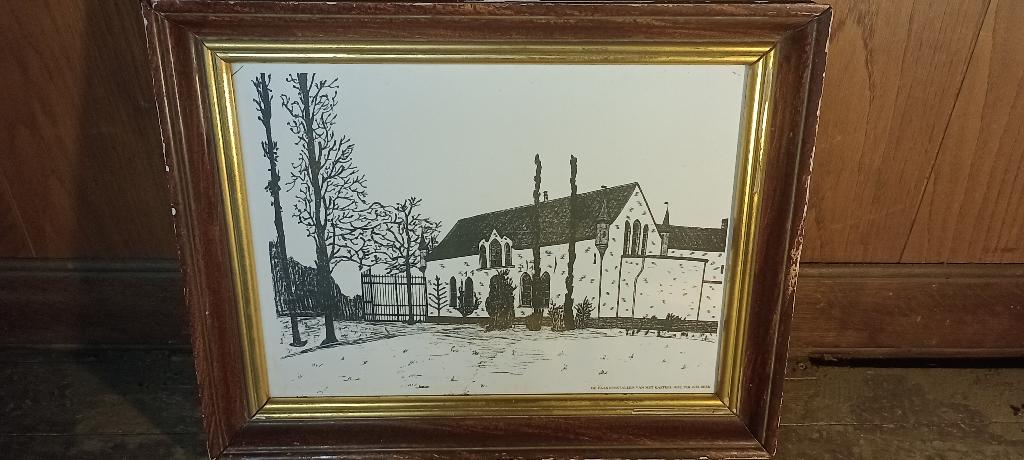 Impressie „De stallen van het kasteel„Hof ter Zielbeek”,n590, Ophalen of Verzenden