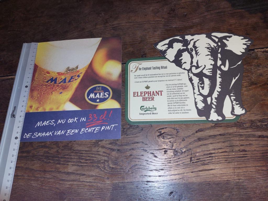 Grote bierkaarten ( 18 op 21 cm, 18 op 24 cm), Collections, Marques de bière, Enlèvement ou Envoi