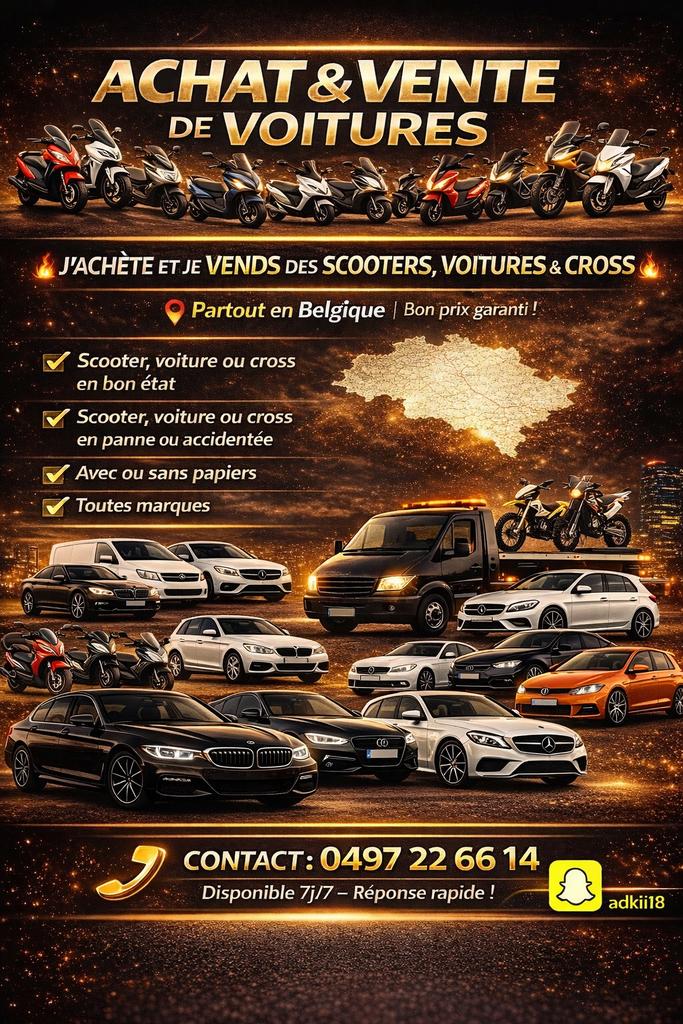 Besoin de Vendre Votre Voiture ou Scooter ? Contactez-moi !, Enlèvement ou Envoi