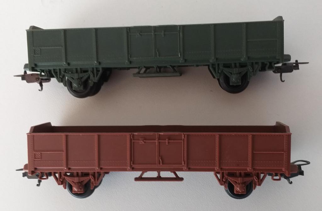 LIMA HO - 2 WAGONS TOMBERAUX, Enlèvement ou Envoi, Utilisé, Locomotive, Lima
