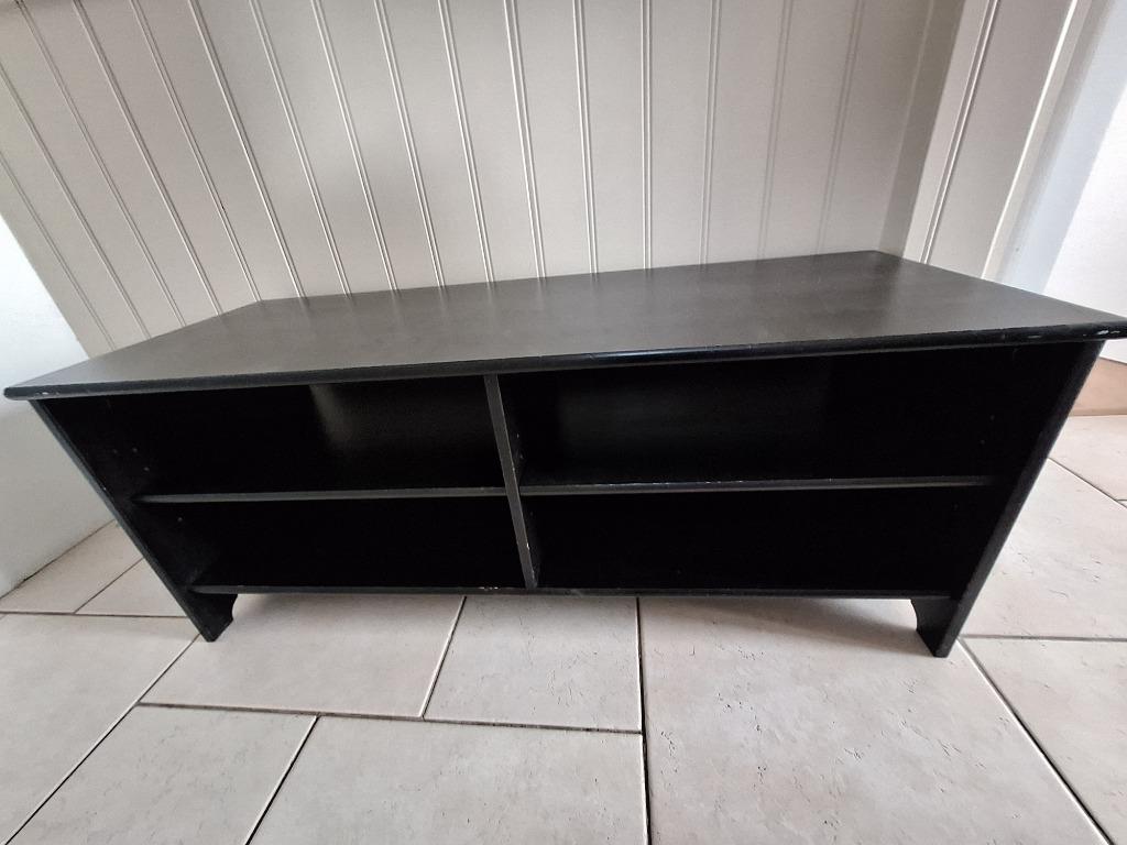 Tv meubel ikea zwart, Ophalen, Gebruikt, 100 tot 150 cm, Klassiek