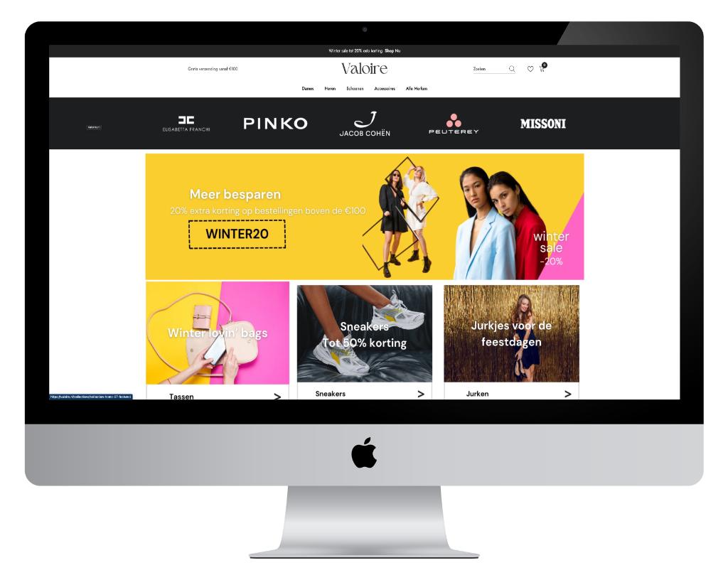 Luxe mode webshop te koop! Moncler Dior mogelijk! Startklaar