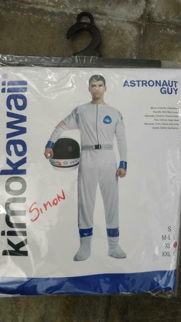 Astronautenpak verkleedkleding, Kleding | Dames, Ophalen of Verzenden, Gedragen, Maat 46/48 (XL) of groter, Kleding