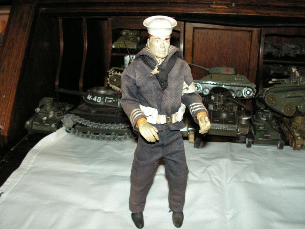 Poupée vintage GI Joe US Sailor, Collections, Enlèvement ou Envoi, Poupée