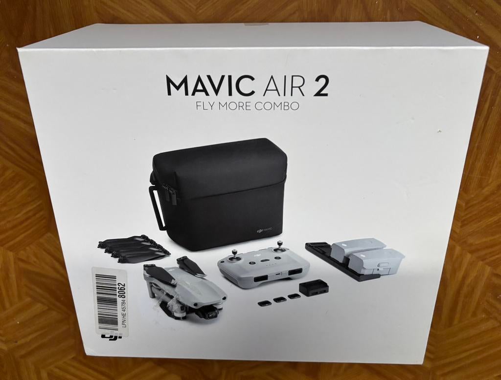 Speciale kerstaanbieding/DJI Mavic Air 2 Combo, Quadcopter of Multicopter, Zo goed als nieuw, Met camera, Ophalen