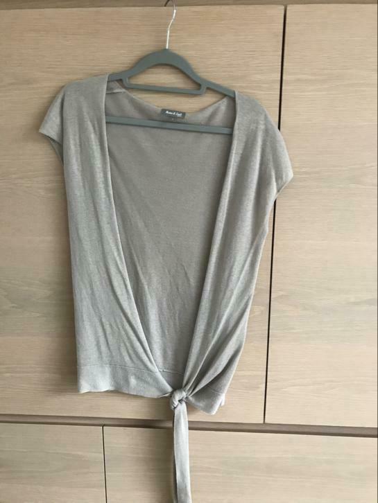 Lichtgrijze gilet Russo & Conti maat S - mouwloos, Kleding | Dames, Ophalen of Verzenden, Maat 36 (S)