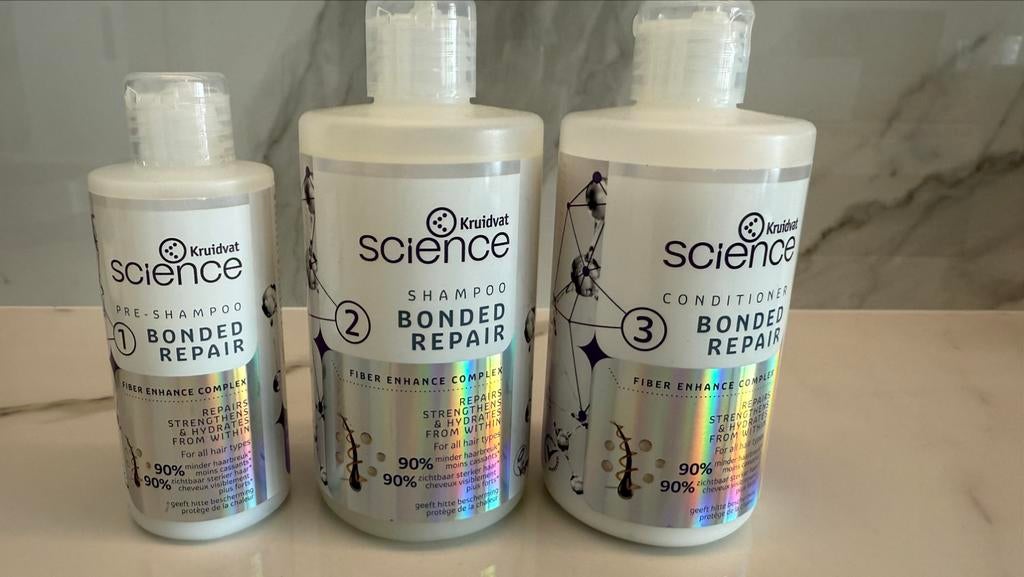 Kruidvat Science Bonded Pre-Shampoo, Shampoo en Conditioner, Bijoux, Sacs & Beauté, Beauté | Soins des cheveux, Neuf, Enlèvement ou Envoi