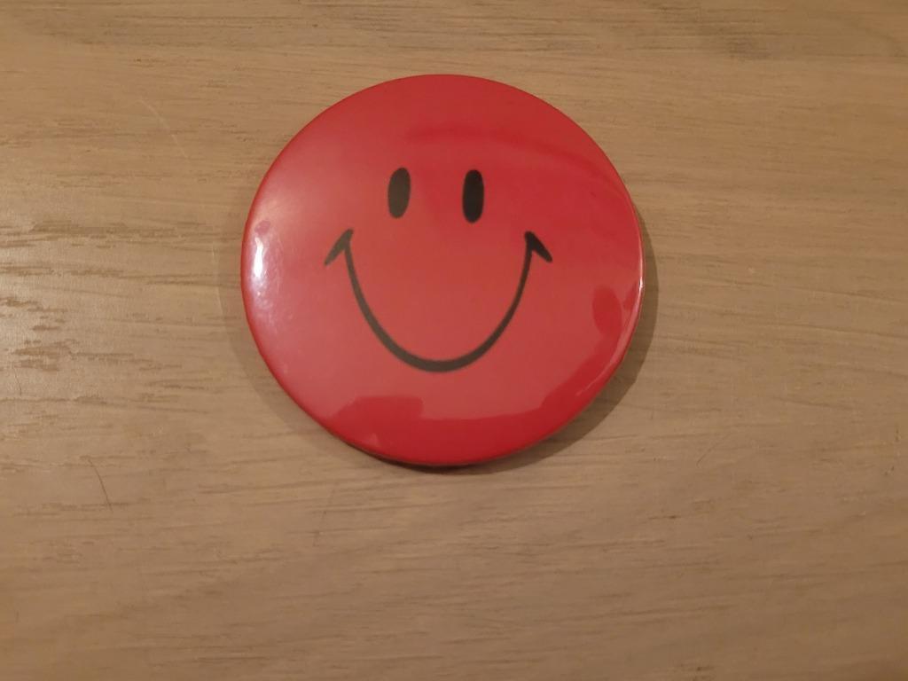 Vintage Acid New Beat en Acid House op zak, Verzamelen, Ophalen of Verzenden, Zo goed als nieuw, Button