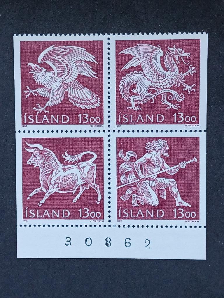 Postzegels IJsland, Postzegels en Munten, Postzegels | Europa | Scandinavië, Ophalen of Verzenden, IJsland, Postfris